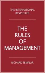 Rules of Management, The: Rules of Management 4th edition kaina ir informacija | Ekonomikos knygos | pigu.lt