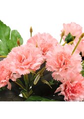 Dirbtinė gvazdikėlių puokštė, 27 cm kaina ir informacija | Dirbtinės gėlės | pigu.lt