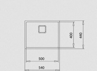 Раковина TEKA FLEXLINEA RS15 50.40 3 1/2 кв.м CN цена и информация | Раковины на кухню | pigu.lt