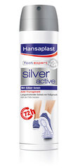 Pėdų purškiklis Hansaplast Foot Expert Silver Active Foot Antiperspirant, 150 ml kaina ir informacija | Dezodorantai | pigu.lt