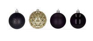 Kalėdų eglutės puošmenos juodos spalvos 100SZT KL-21X04 kaina ir informacija | Kalėdinės dekoracijos | pigu.lt
