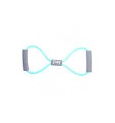 PASIPRIEŠINIMO GUMA SHORT RESISTANCE TUBE EASY FITNESS BLUE цена и информация | Фитнес-резинки, гимнастические кольца | pigu.lt