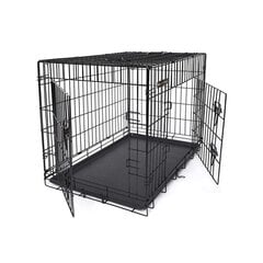 Клетка для собак с 2 дверями Feandrea XL PPD36H цена и информация | Переноски, сумки | pigu.lt
