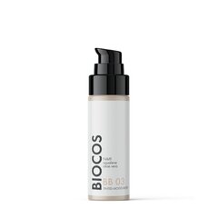 Тонированный BB03 увлажняющий крем для лица BIOCOS, самый темный оттенок для смуглой кожи, 30 мл цена и информация | Кремы для лица | pigu.lt