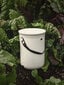 Virtuvinis komposteris Bokashi, Skaza Organko 2, 9,6 L, natūraliai baltos spalvos, 1kg Bokashi granulių kaina ir informacija | Komposto dėžės, lauko konteineriai | pigu.lt