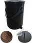 Virtuvinis komposteris Bokashi, Skaza Organko 2, 9,6 L, juodos spalvos, 1kg Bokashi granulių цена и информация | Komposto dėžės, lauko konteineriai | pigu.lt