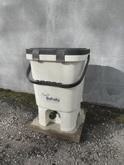 Virtuvinis komposteris Bokashi, Bioproffa Pronto 15 L, natūraliai baltos spalvos, 1kg Bokashi granulių kaina ir informacija | Komposto dėžės, lauko konteineriai | pigu.lt