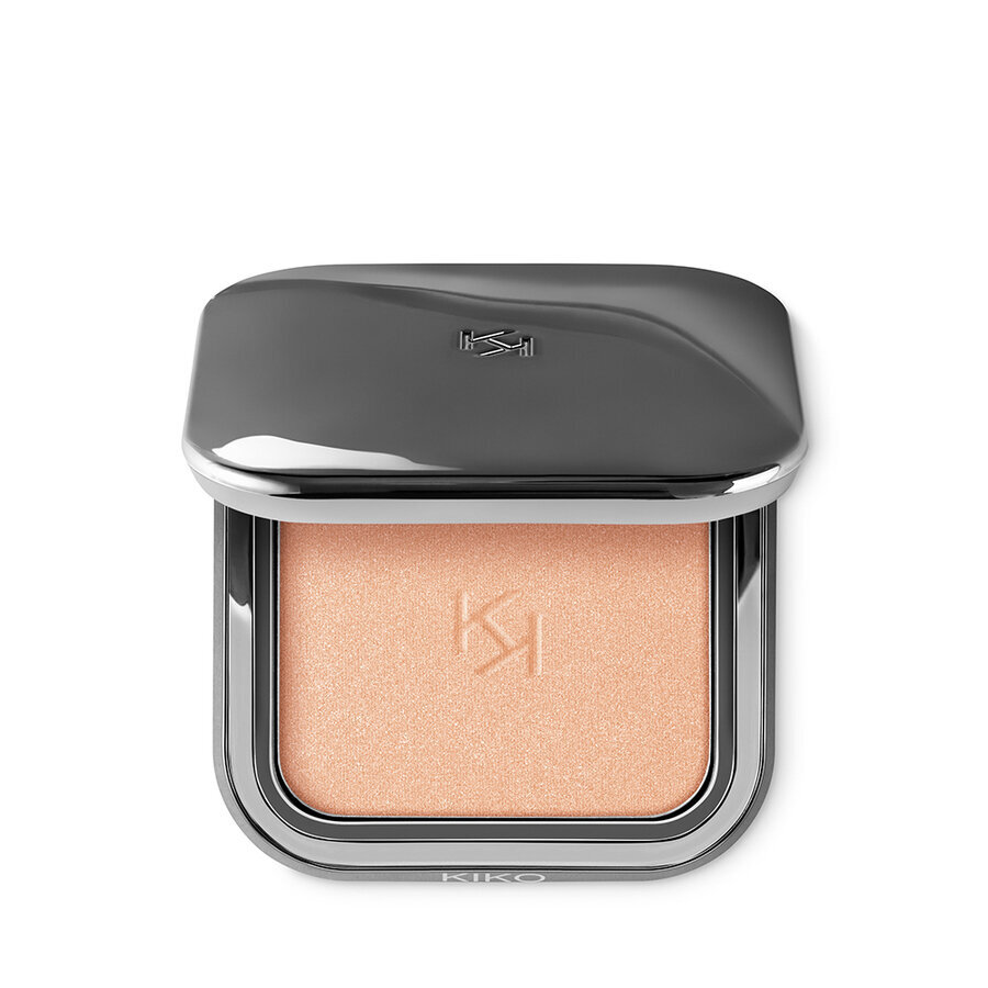 Veido paryškinimo priemonė Kiko Milano Glow Fusion Powder Highlighter, 02 Heavenly Gold kaina ir informacija | Bronzantai, skaistalai | pigu.lt