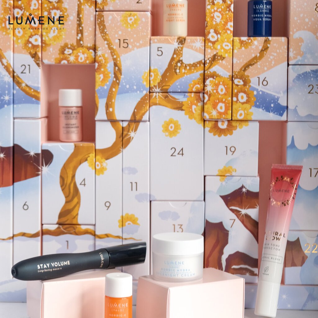 Kosmetikos rinkinys Advento kalendorius Lumene Advent Calendar 2022 24 Nordic Beauty Treasures kaina ir informacija | Veido kremai | pigu.lt