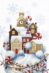 ВТ-257 Siuvinėjimo rinkinys Crystal Art "Gingerbread house" цена и информация | Принадлежности для вышивания | pigu.lt