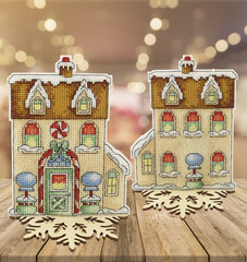 Т-59 Siuvinėjimo rinkinys Crystal Art "Fairy Tale. Gingerbread House" цена и информация | Принадлежности для вышивания | pigu.lt