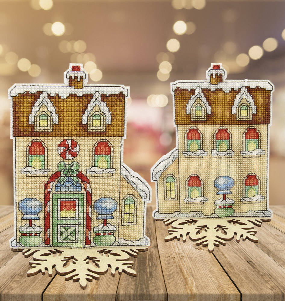 Т-59 Siuvinėjimo rinkinys Crystal Art "Fairy Tale. Gingerbread House" цена и информация | Siuvinėjimo priemonės | pigu.lt