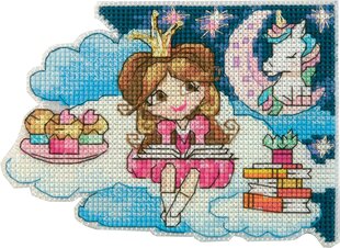 Т-81 Siuvinėjimo rinkinys Bookmark "Fantasy world. Girl" kaina ir informacija | Siuvinėjimo priemonės | pigu.lt