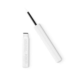 Жидкая водостойкая подводка для глаз Kiko Milano Super Colour Waterproof Eyeliner, 01 White цена и информация | Тушь, средства для роста ресниц, тени для век, карандаши для глаз | pigu.lt