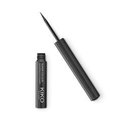 Skystas akių pieštukas Kiko Milano Super Colour Waterproof Eyeliner, 10 Pearly Charcoal kaina ir informacija | Akių šešėliai, pieštukai, blakstienų tušai, serumai | pigu.lt