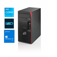 Fujitsu P757 MT i3-7100 8GB 480GB SSD Windows 10 Professional kaina ir informacija | Stacionarūs kompiuteriai | pigu.lt