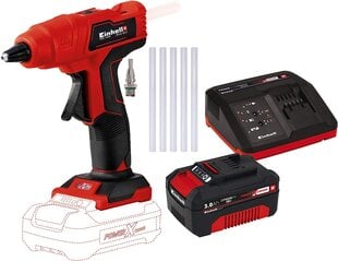 Suktukas Einhell 4522200 hot glue gun/pen Black, Red kaina ir informacija | Mechaniniai įrankiai | pigu.lt