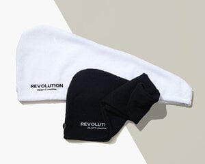 Полотенце для волос Revolution Haircare Elastic Microfibre, 2 шт. цена и информация | Аксессуары для волос | pigu.lt