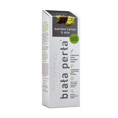 Dantų pasta Biala Perla Bamboo Carbon & Aloe black whitening toothpaste, 75ml цена и информация | Зубные щетки, пасты | pigu.lt