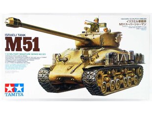 Konstruktorius Tamiya - Israeli Tank M51, 1/35, 35323 kaina ir informacija | Konstruktoriai ir kaladėlės | pigu.lt