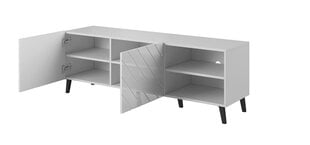 TV spintelė Cama Meble Abeto, 150x42x52 cm, balta цена и информация | Тумбы под телевизор | pigu.lt