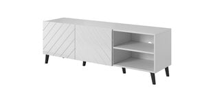 TV spintelė Cama Meble Abeto, 150x42x52 cm, balta kaina ir informacija | TV staliukai | pigu.lt