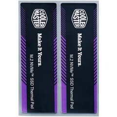 Cooler Master CM M.2 SSD Thermal Pad 60x18x0.5 mm kaina ir informacija | Kompiuterių aušinimo ir kiti priedai | pigu.lt