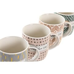 Кружка Mug DKD Home Decor, 365 мл, 4 шт. цена и информация | Стаканы, фужеры, кувшины | pigu.lt