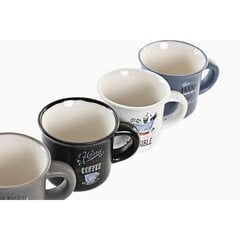 Кружка Mug DKD Home Decor Оригинальные фразы Фарфор Vintage (70 cl) (4 штук) цена и информация | Стаканы, фужеры, кувшины | pigu.lt