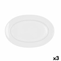 Поднос Bidasoa Glacial, белый (32 x 22 см) (3 шт.) цена и информация | Посуда, тарелки, обеденные сервизы | pigu.lt