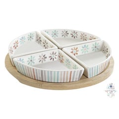 Комплект для аперитива DKD Home Decor (5 шт) (21.5 x 21.5 x 1 cм) цена и информация | Посуда, тарелки, обеденные сервизы | pigu.lt