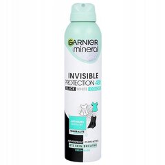 Дезодорант-спрей Garnier Mineral Invisible Black White Colours Fresh Aloe DeoSpray, 250мл цена и информация | Дезодоранты | pigu.lt