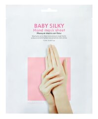 Регенерирующая и увлажняющая маска для рук Holika Holika Baby Silky Hand Mask Sheet, 15,1 мл цена и информация | Кремы, лосьоны для тела | pigu.lt