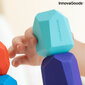 Medinės balansinės kaladėlės Wotonys InnovaGoods, 16 dalių kaina ir informacija | Lavinamieji žaislai | pigu.lt