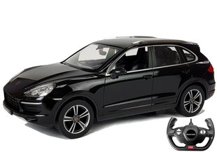 Nuotoliniu būdu valdomas automobilis - Porsche Cayenne Turbo, juodas kaina ir informacija | Žaislai berniukams | pigu.lt