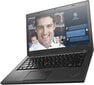 Lenovo ThinkPad T460 14", Intel Core i5-6300U, 8GB, 256GB SSD, WIN 10 Pro, Juodas цена и информация | Nešiojami kompiuteriai | pigu.lt