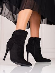 Aulinukai moterims Shelovet POL79209, juodi kaina ir informacija | Aulinukai, ilgaauliai batai moterims | pigu.lt