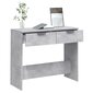 Konsolinis staliukas, Mediena, 90x36x75cm, betono pilka kaina ir informacija | Stalai-konsolės | pigu.lt