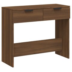 Konsolinis staliukas, Mediena, 90x36x75cm, ruda ąžuolo spalva kaina ir informacija | Stalai-konsolės | pigu.lt