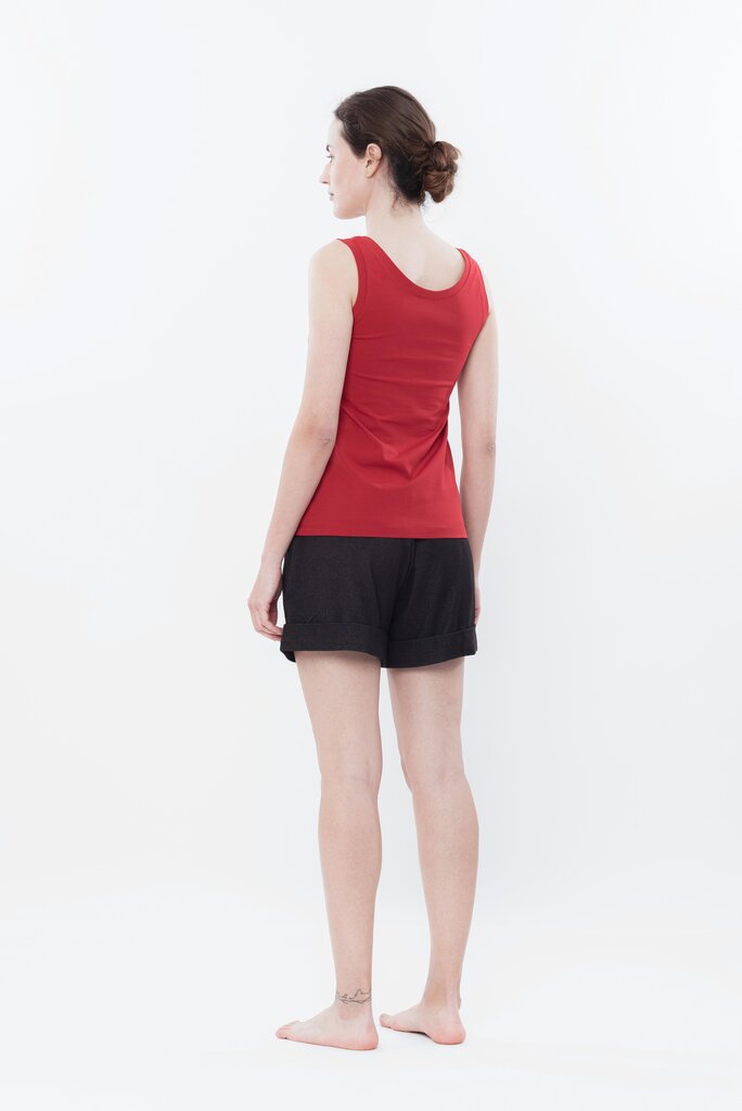 Marškinėliai moterims Effetto, raudonos spalvos kaina ir informacija | Marškinėliai moterims | pigu.lt