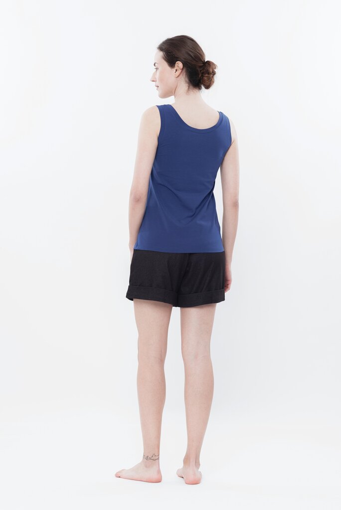 Marškinėliai moterims Effetto, mėlynos spalvos kaina ir informacija | Marškinėliai moterims | pigu.lt