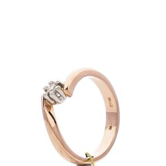 Auksinis žiedas moterims su briliantu kaina ir informacija | Žiedai | pigu.lt
