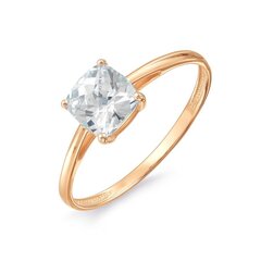 Auksinis žiedas moterims su cirkoniu kaina ir informacija | Žiedai | pigu.lt