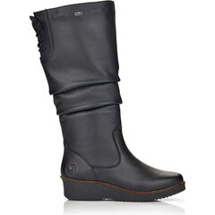 Женские ботинки Rieker 87649, черные цена и информация | Женские сапоги | pigu.lt