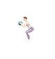 MEDICININS KAMUOLYS MEDICINE BALL EASY FITNESS kaina ir informacija | Svoriniai kamuoliai | pigu.lt