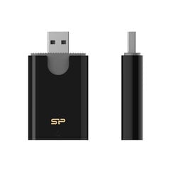 Silicon Power USB 3.2 Gen 1 Type-A SD/microSD UHS-I ir MMC kortelės SPU3AT5REDEL300K kaina ir informacija | Adapteriai, USB šakotuvai | pigu.lt