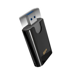Silicon Power USB 3.2 Gen 1 Type-A SD/microSD UHS-I ir MMC kortelės SPU3AT5REDEL300K kaina ir informacija | Adapteriai, USB šakotuvai | pigu.lt