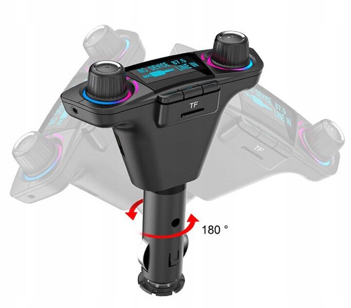 BT06 Automobilio siųstuvas, FM moduliatorius, automobilinis rinkinys laisvų rankų įranga, MP3 kaina ir informacija | FM moduliatoriai | pigu.lt