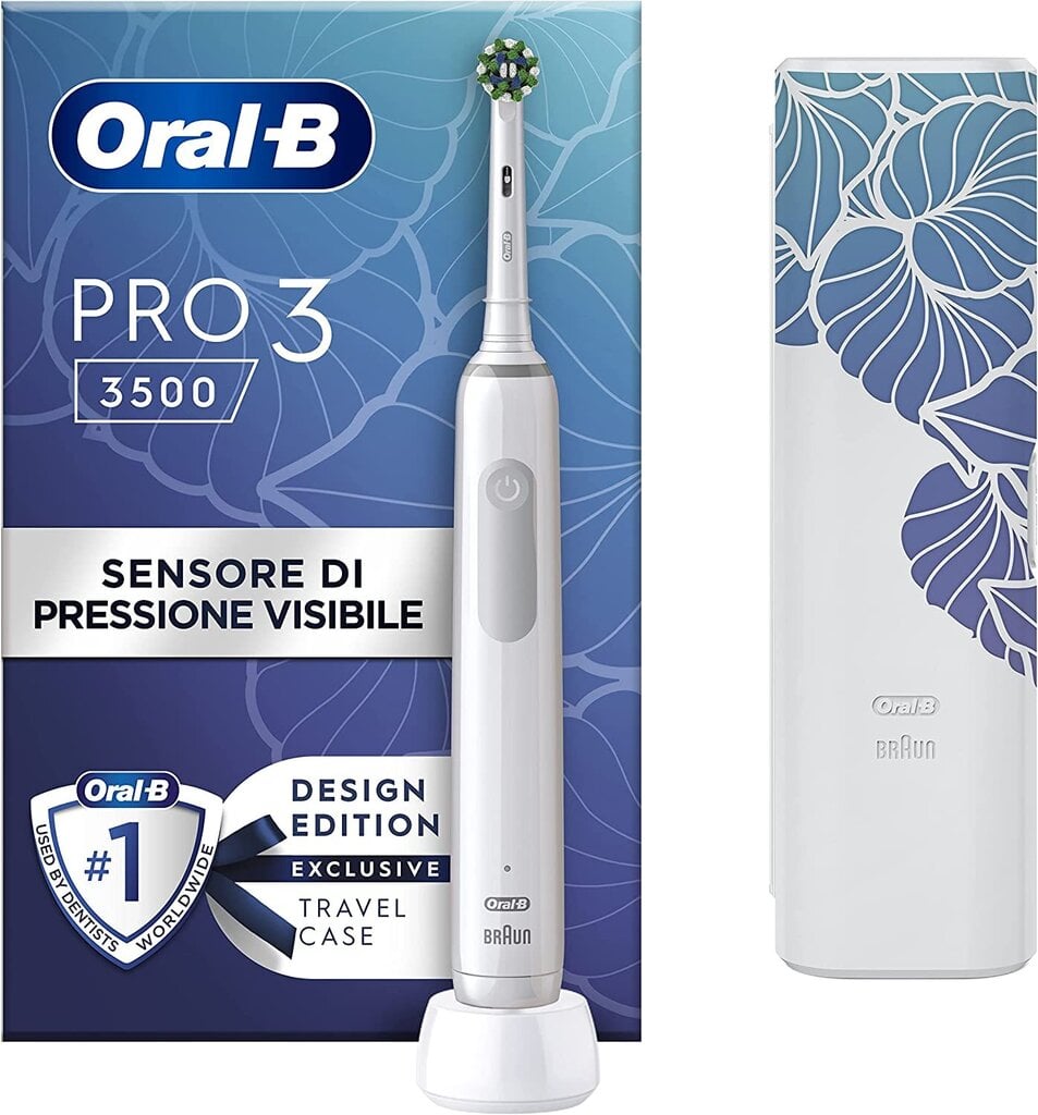 Oral-B PRO 3500 Design Edition kaina ir informacija | Elektriniai dantų šepetėliai | pigu.lt