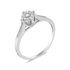Sidabrinis žiedas moterims su cirkoniais 0007206700156 kaina ir informacija | Žiedai | pigu.lt